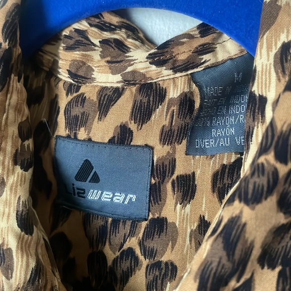 Vintage Liz Wear long sleeve button down top - Picture 3 of 5